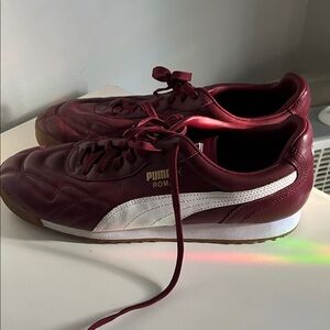 Puma Roma Men's Sneakers - Maroon and White